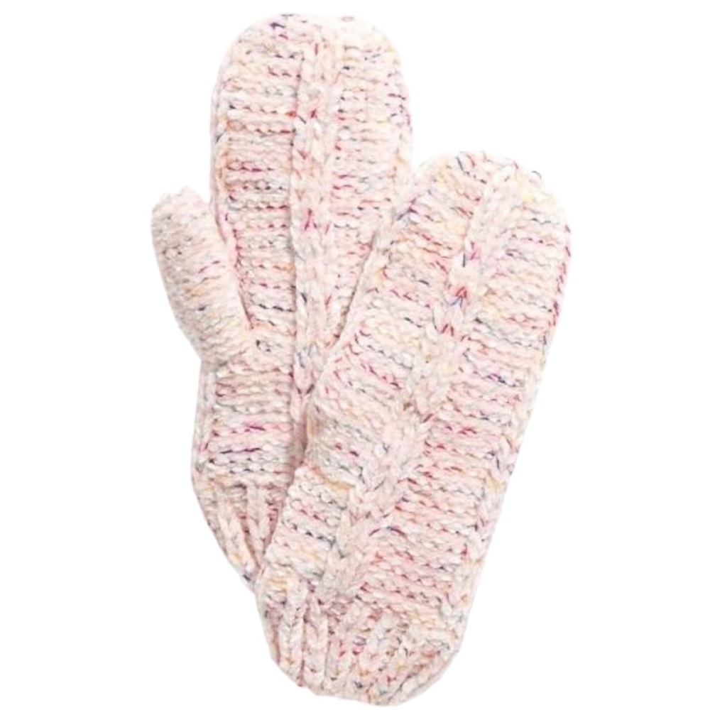 NWT INC Space Dye Chenille Mittens